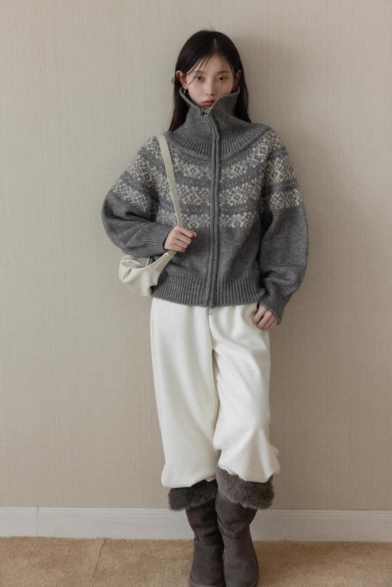 curler design Knit tops SI1058