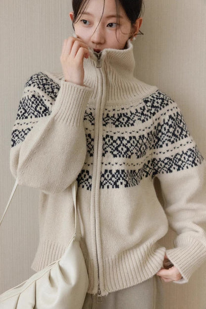 curler design Knit tops SI1058