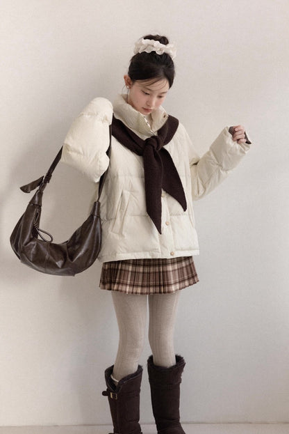 brown foodie ivory jacket SI1056