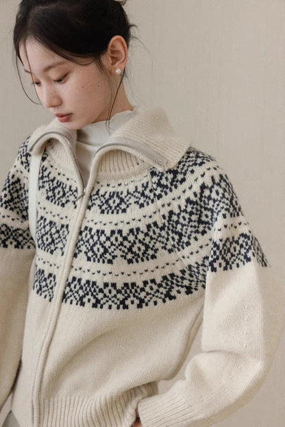 curler design Knit tops SI1058