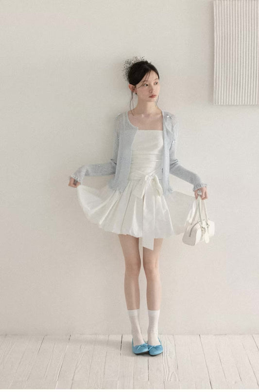ribbon mood mulch cardigan SI1155