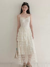 lace frill luxury one-piece SI1173