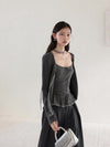 【pre oder】dot point ribbon mood tops SI1205