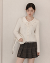 ribbon point girly Knit SI1257
