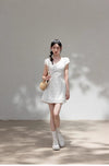 white girly mood one-piece SI1171