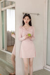 line pink mood one-piece SI1075
