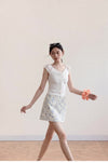 lace shoulder point tops SI1153