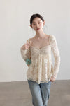 lace mood style tops SI1079