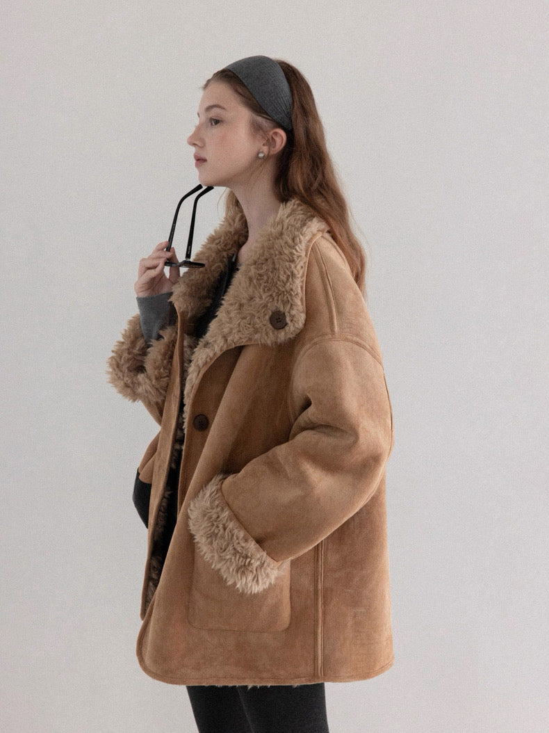 reversible far brown coat SI1033