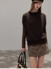 brown mood vest & tops & skirt SI1221