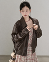 mulch mood leather jacket SI1228