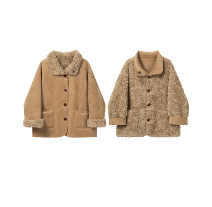 reversible far brown coat SI1033