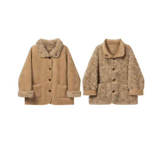 reversible far brown coat SI1033