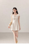 girly high-end ivory one-piece SI1167
