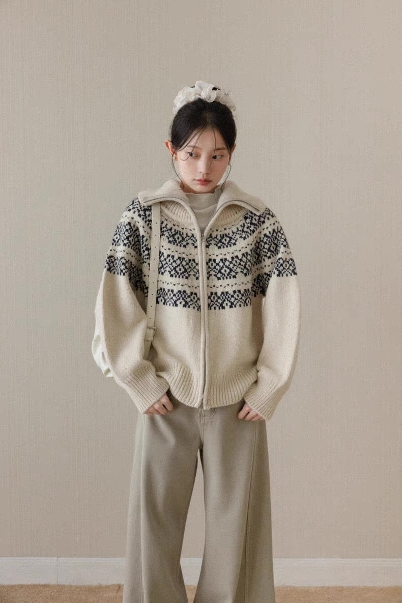 curler design Knit tops SI1058