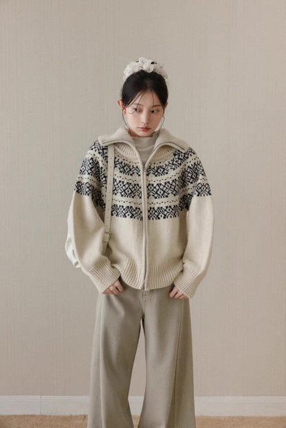 curler design Knit tops SI1058