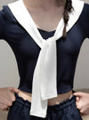 sailor mood navy tops SI1176