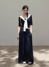 sailor mood navy tops SI1176