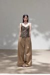 leopard casual tops SI1181