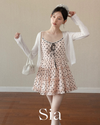 pink dot girly one-piece SI1114