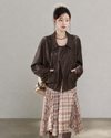 mulch mood leather jacket SI1228