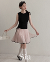 dot pink mood skirt SI1142