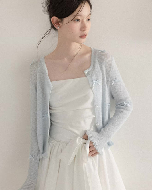 ribbon mood mulch cardigan SI1155