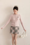 pink point Knit tops SI1090