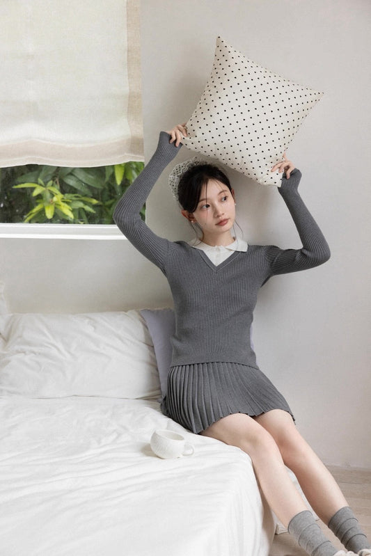 simple docking gray tops SI1070