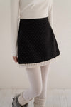 dot frill skirt SI1027