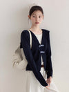 【pre oder】ribbon check mood tops SI1204