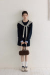 【pre oder】navy mood casual tops & skirt SI1202