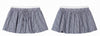 check mood line blue tops & skirt SI1222