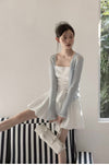 ribbon mood mulch cardigan SI1155