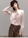 frill point pink tops SI1215