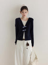 【pre oder】ribbon check mood tops SI1204
