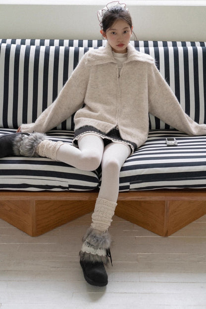 dot frill skirt SI1027