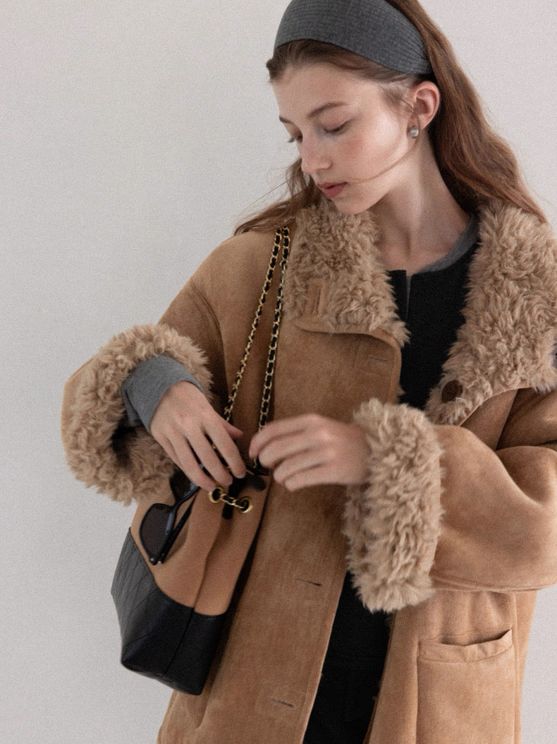 reversible far brown coat SI1033