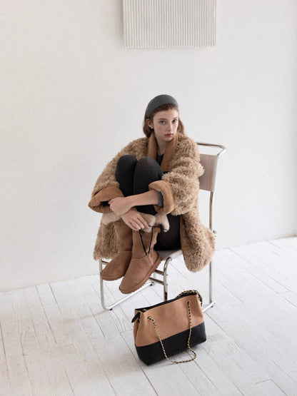 reversible far brown coat SI1033