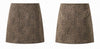 brown mood vest & tops & skirt SI1221