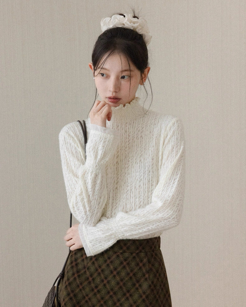 frill neck tops SI1054