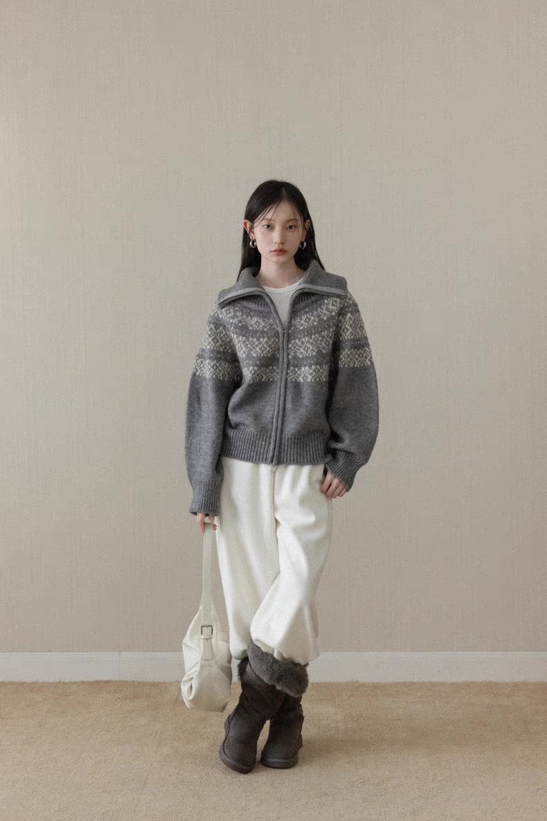 curler design Knit tops SI1058