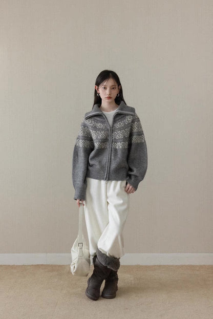 curler design Knit tops SI1058