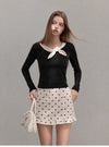dot point style tops & skirt SI1218