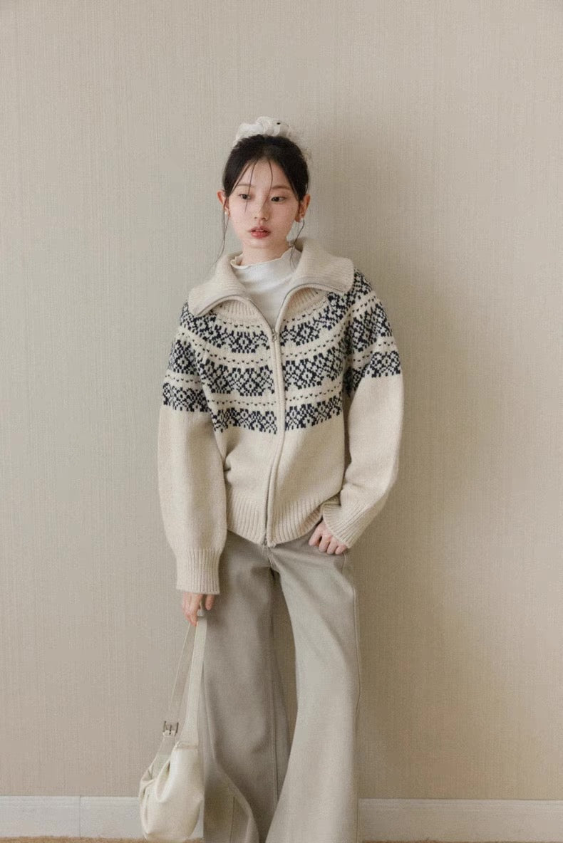 curler design Knit tops SI1058