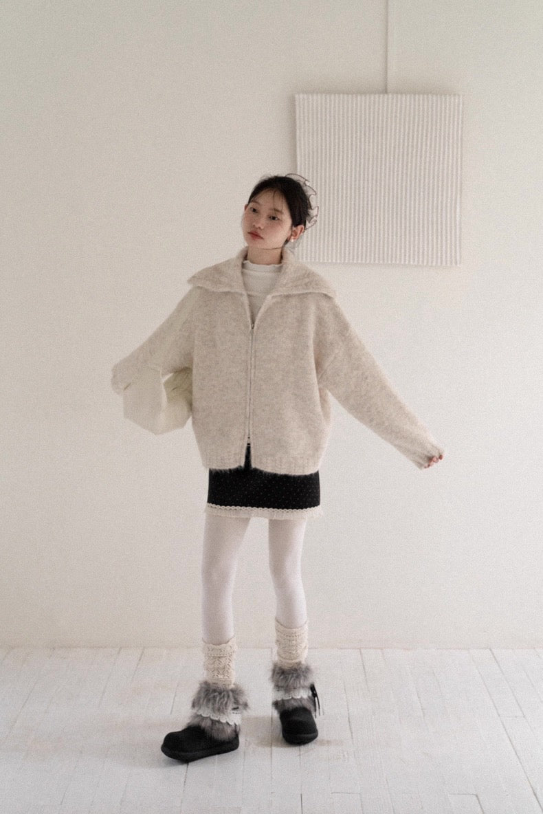 dot frill skirt SI1027