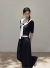sailor mood navy tops SI1176