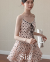 pink dot girly one-piece SI1114