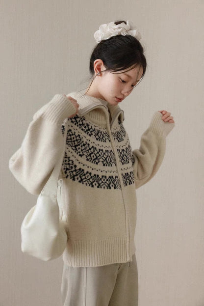 curler design Knit tops SI1058