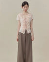 pink baby ribbon tops SI1195